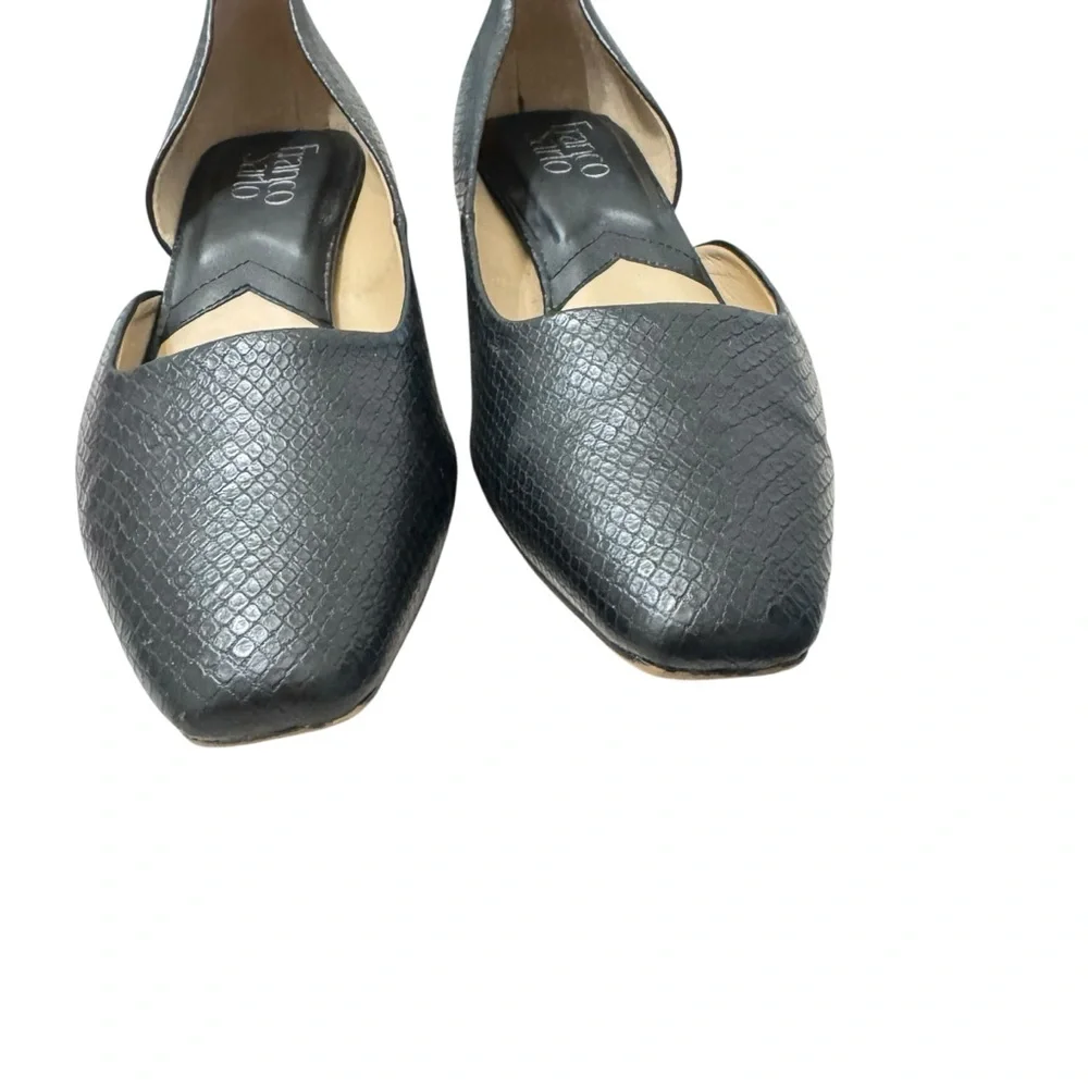 Franco‎ Sarto Citrus Snake Embossed Pump | Black Size 5.5